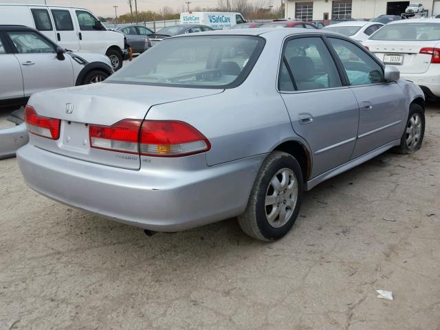 1HGCG56632A014183 - 2002 HONDA ACCORD EX SILVER photo 4