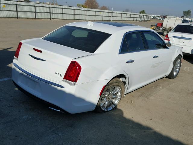 2C3CCAET4GH135957 - 2016 CHRYSLER 300C WHITE photo 4