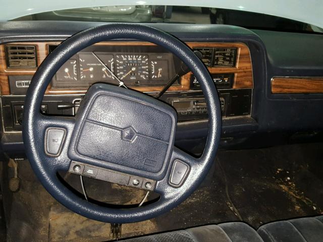 1B3XC46R8MD185871 - 1991 DODGE DYNASTY WHITE photo 9