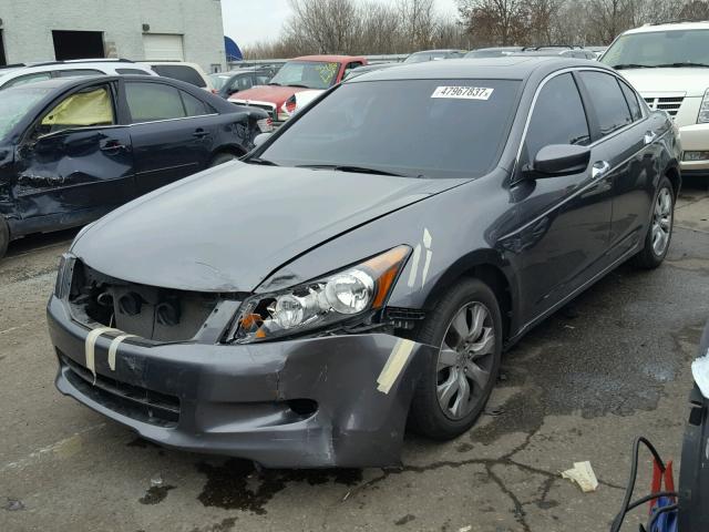 1HGCP36879A047784 - 2009 HONDA ACCORD EXL GRAY photo 2