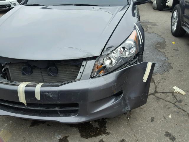 1HGCP36879A047784 - 2009 HONDA ACCORD EXL GRAY photo 9