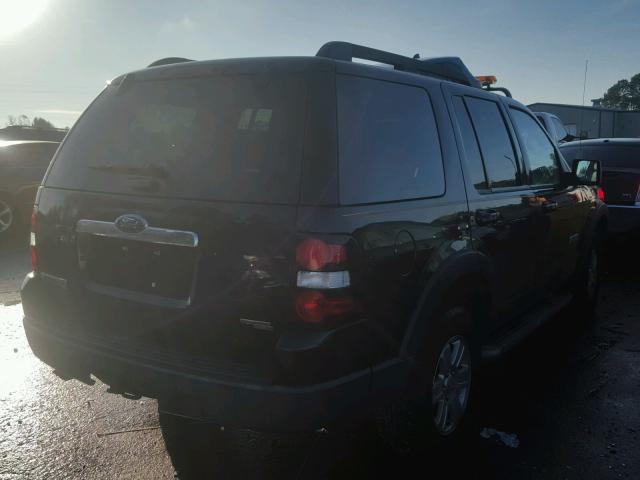 1FMEU73E47UA89578 - 2007 FORD EXPLORER X BLACK photo 4