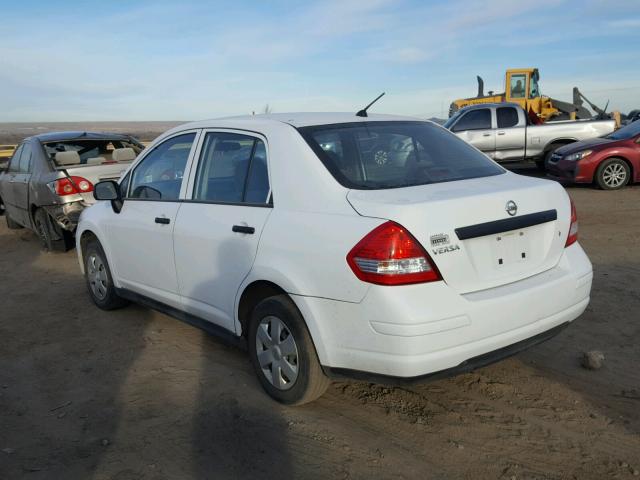 3N1CC11E29L495020 - 2009 NISSAN VERSA S WHITE photo 3