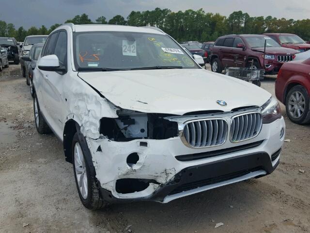 5UXWZ7C32H0V92493 - 2017 BMW X3 SDRIVE2 WHITE photo 1