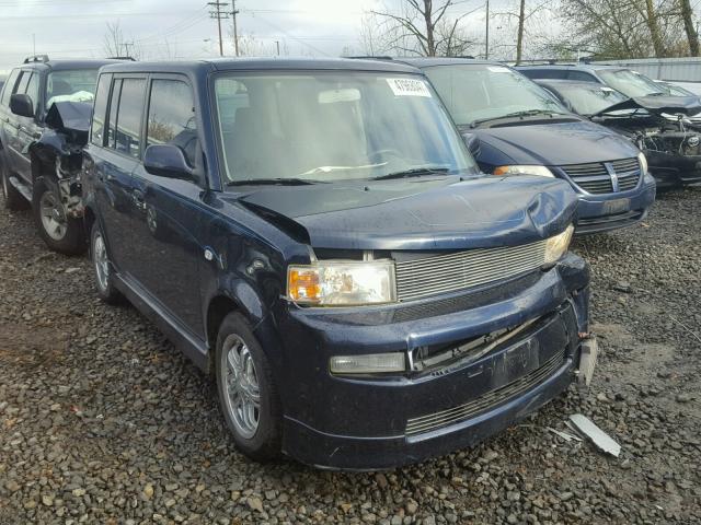 JTLKT324664060632 - 2006 TOYOTA SCION XB BLUE photo 1