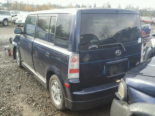 JTLKT324664060632 - 2006 TOYOTA SCION XB BLUE photo 3