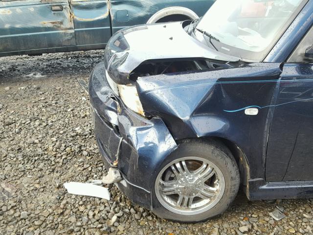 JTLKT324664060632 - 2006 TOYOTA SCION XB BLUE photo 9