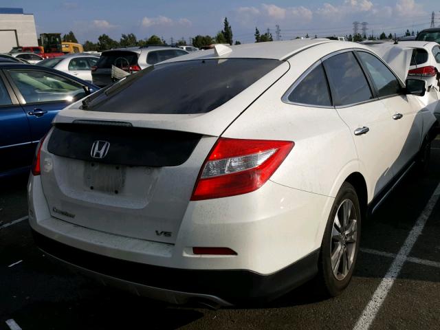 5J6TF1H5XFL000977 - 2015 HONDA CROSSTOUR WHITE photo 4