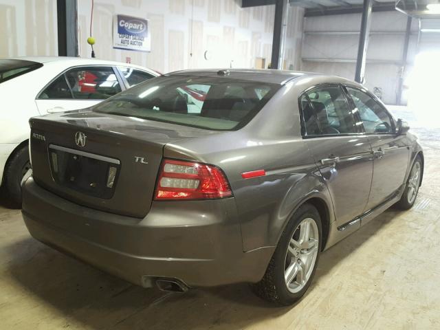 19UUA66298A023293 - 2008 ACURA TL GRAY photo 4