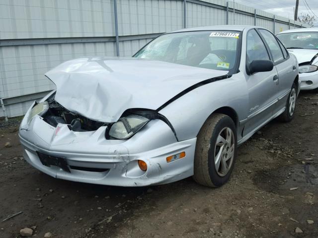 1G2JB52F927246461 - 2002 PONTIAC SUNFIRE SE SILVER photo 2