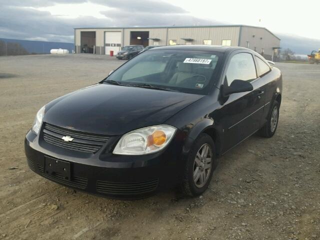 1G1AL18F867819518 - 2006 CHEVROLET COBALT LT BLACK photo 2