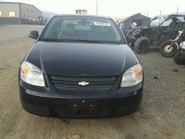 1G1AL18F867819518 - 2006 CHEVROLET COBALT LT BLACK photo 9