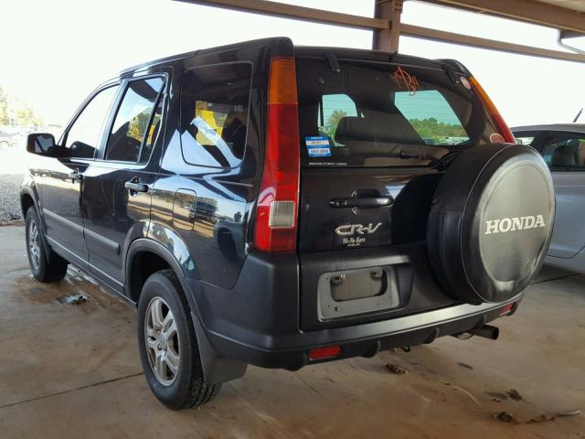 JHLRD78872C077984 - 2002 HONDA CR-V EX BLACK photo 3