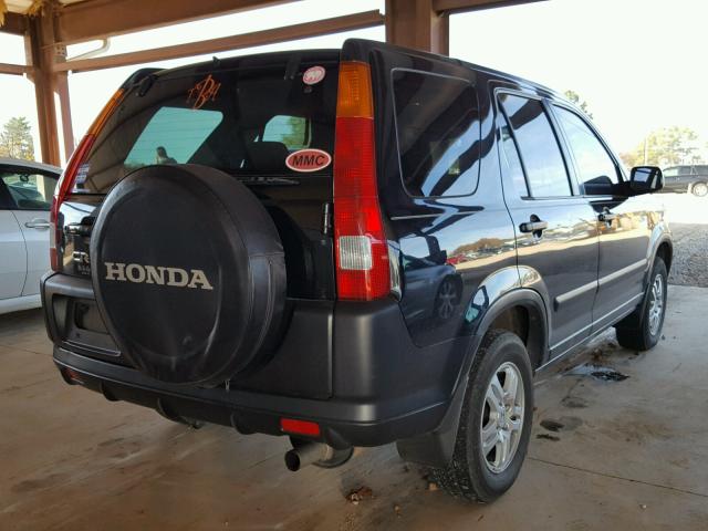 JHLRD78872C077984 - 2002 HONDA CR-V EX BLACK photo 4