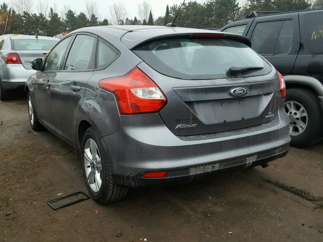 1FADP3K27DL176289 - 2013 FORD FOCUS SE GRAY photo 3