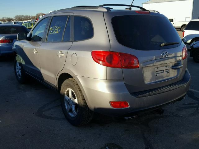 5NMSG13D97H050401 - 2007 HYUNDAI SANTA FE G GRAY photo 3