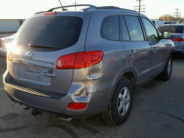 5NMSG13D97H050401 - 2007 HYUNDAI SANTA FE G GRAY photo 4