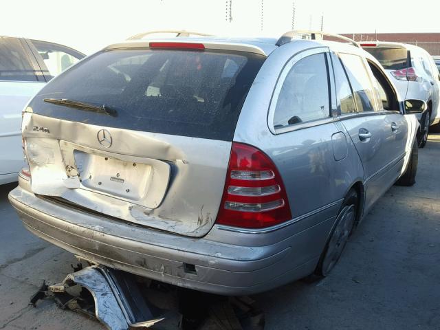 WDBRH61J03F350092 - 2003 MERCEDES-BENZ C 240 SPOR GRAY photo 4