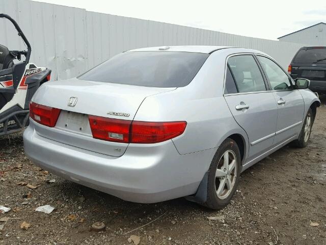 1HGCM56875A066673 - 2005 HONDA ACCORD EX SILVER photo 4