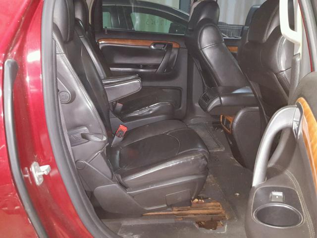 5GZEV33727J117907 - 2007 SATURN OUTLOOK SP მუქწითელი ფოტო 6