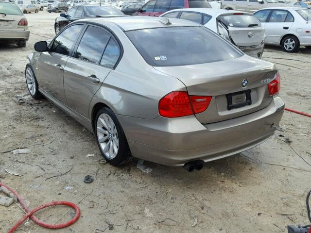 WBAPH7C50BE679777 - 2011 BMW 328 I GOLD photo 3