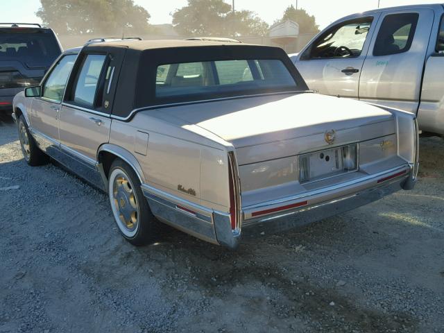 1G6CD53B5P4256586 - 1993 CADILLAC DEVILLE GOLD photo 3