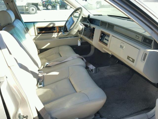 1G6CD53B5P4256586 - 1993 CADILLAC DEVILLE GOLD photo 5