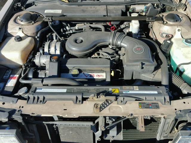 1G6CD53B5P4256586 - 1993 CADILLAC DEVILLE GOLD photo 7