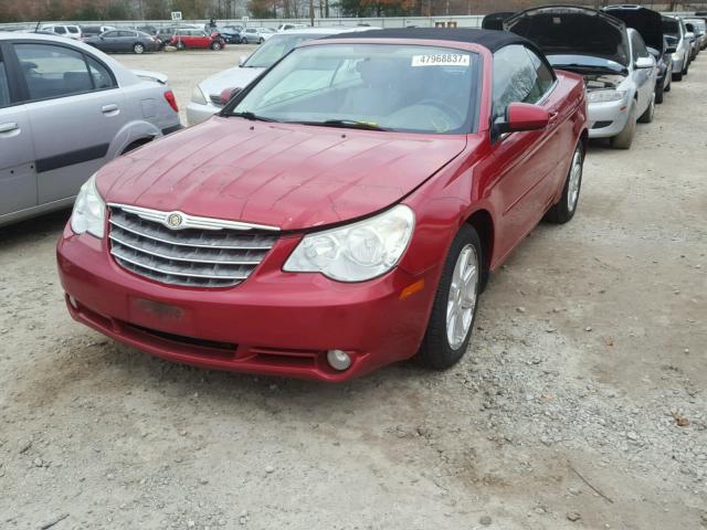 1C3LC55R98N689810 - 2008 CHRYSLER SEBRING TO RED photo 2