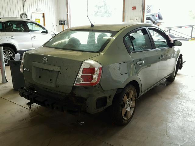 3N1AB61E58L641318 - 2008 NISSAN SENTRA 2.0 GREEN photo 4