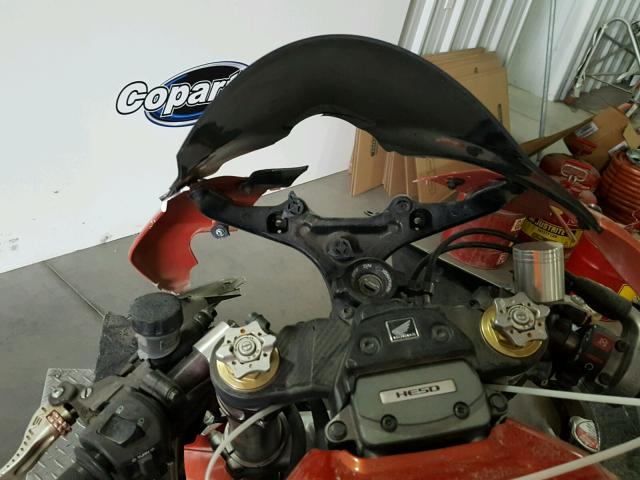 JH2SC57007M302076 - 2007 HONDA CBR1000 RR BURGUNDY photo 8