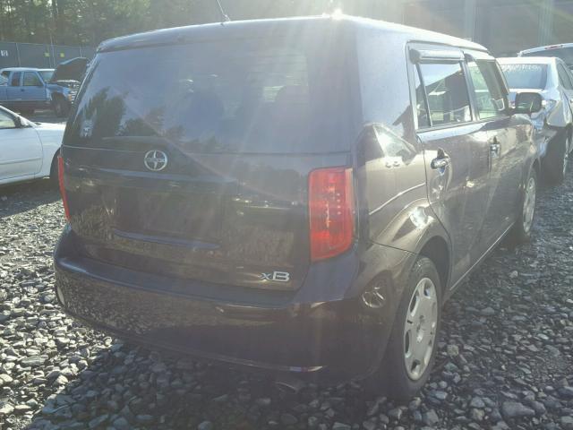 JTLKE50EX91073035 - 2009 TOYOTA SCION XB 勃艮第红 照片 4