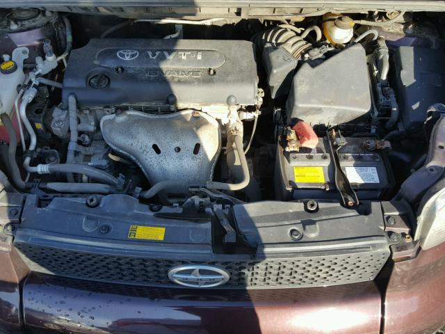 JTLKE50EX91073035 - 2009 TOYOTA SCION XB 勃艮第红 照片 7