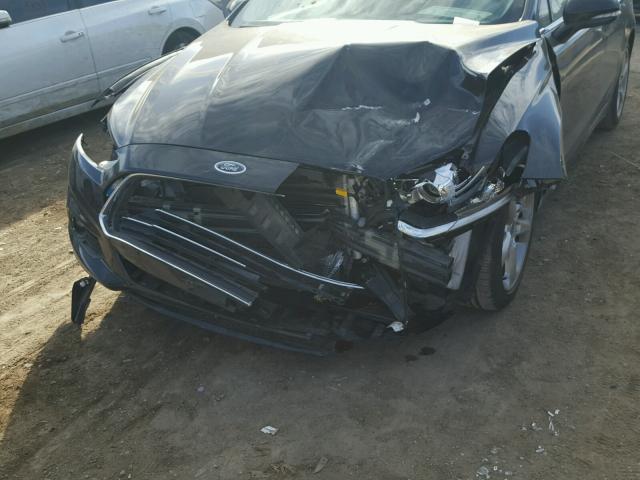 3FA6P0HDXGR391302 - 2016 FORD FUSION SE BLACK photo 9