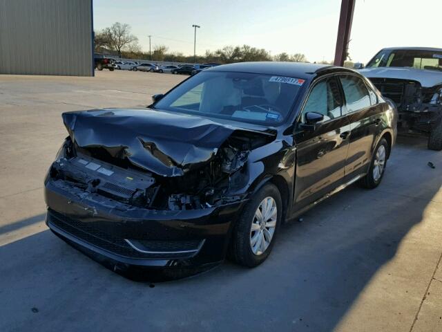 1VWAT7A35FC048238 - 2015 VOLKSWAGEN PASSAT S Սև լուսանկար 2