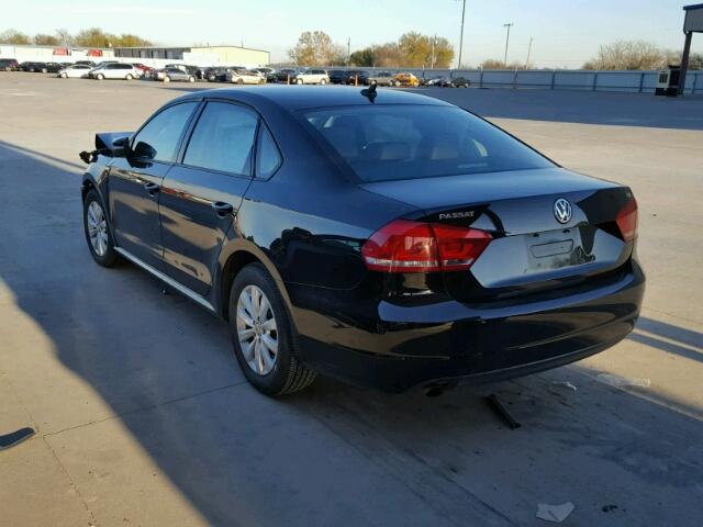 1VWAT7A35FC048238 - 2015 VOLKSWAGEN PASSAT S Սև լուսանկար 3