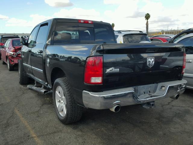 1D3HB13T29S767818 - 2009 DODGE RAM 1500 BLACK photo 3