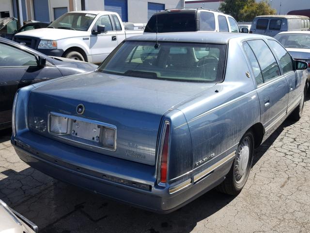 1G6KE54YXXU779677 - 1999 CADILLAC DEVILLE DE BLUE photo 4