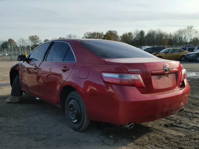 4T1BK46K87U035161 - 2007 TOYOTA CAMRY NEW RED photo 3