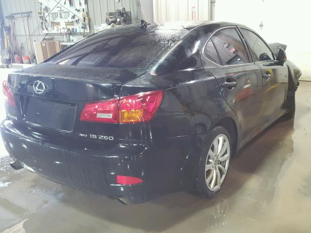 JTHCK262875010184 - 2007 LEXUS IS 250 BLACK photo 4