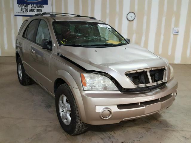 KNDJC733765521545 - 2006 KIA SORENTO EX TAN photo 1