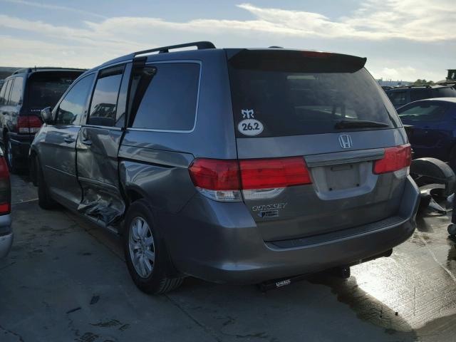 5FNRL38739B401171 - 2009 HONDA ODYSSEY EX CHARCOAL photo 3