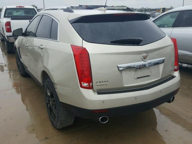 3GYFNBE32FS520710 - 2015 CADILLAC SRX LUXURY GOLD photo 3