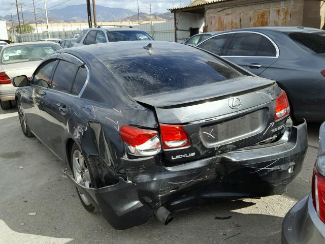 JTHBE96S480040227 - 2008 LEXUS GS 350 GRAY photo 3