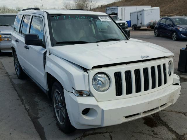 1J4FT28B39D178147 - 2009 JEEP PATRIOT SP WHITE photo 1