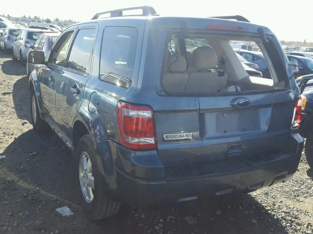 1FMCU0D73CKB55333 - 2012 FORD ESCAPE XLT BLUE photo 3