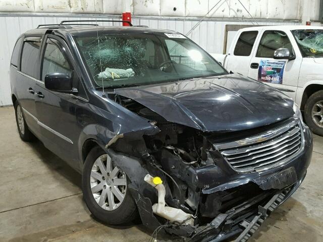 2C4RC1BG7ER358420 - 2014 CHRYSLER TOWN & COU BLUE photo 1