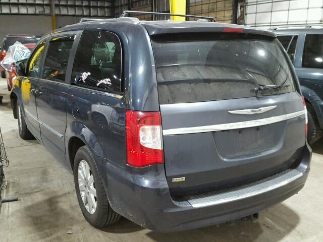 2C4RC1BG7ER358420 - 2014 CHRYSLER TOWN & COU BLUE photo 3