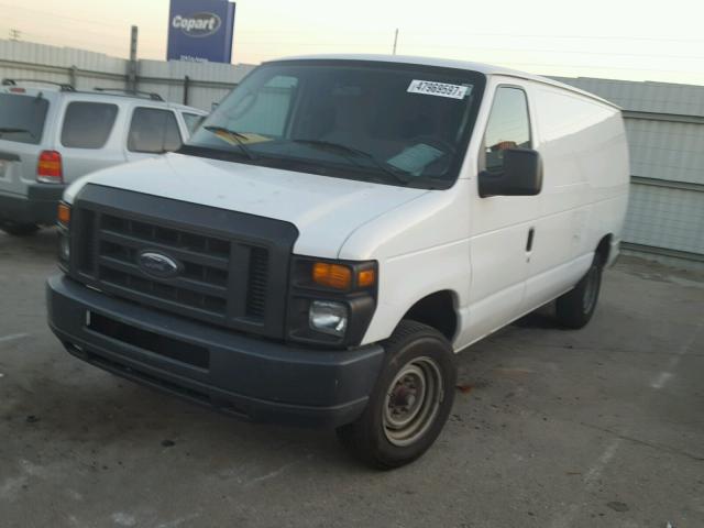 1FTNE14W79DA56258 - 2009 FORD ECONOLINE WHITE photo 2