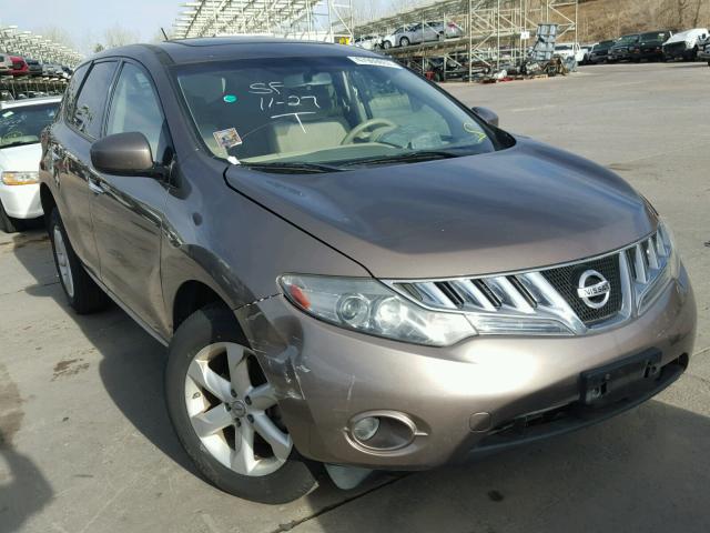 JN8AZ1MW7AW122968 - 2010 NISSAN MURANO S GOLD photo 1